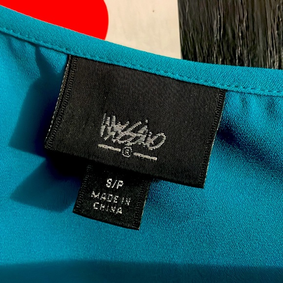 Mossimo. Women’s. Sm. Teal. Blouse. - Picture 3 of 4